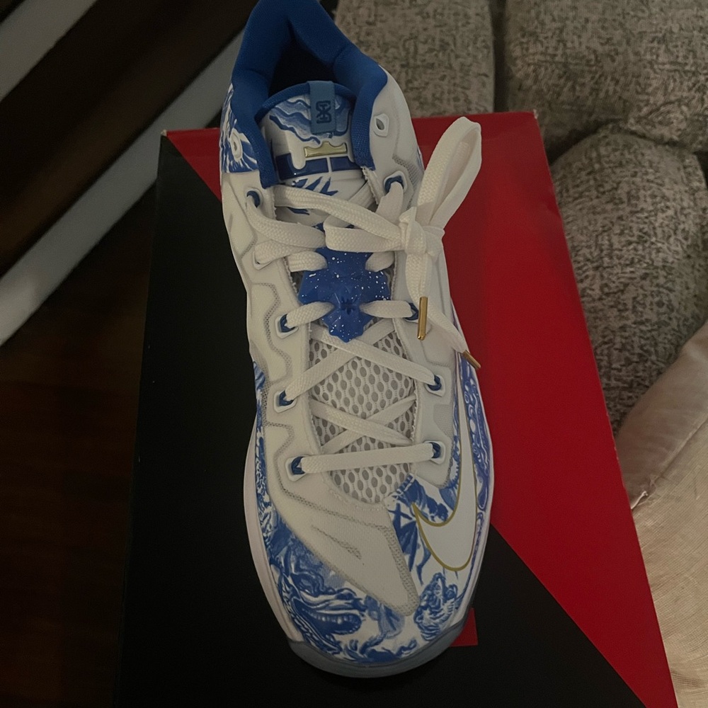 Nike LeBron XI Low Black and Pink Box - Picture 7 of 8